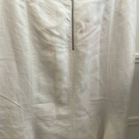 Calvin Klein Collection white linen skirt - Picture 5 of 9